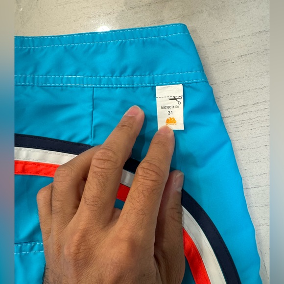 Sundek oversea blue men’s bathing suit - size 31 - new with tags - Picture 7 of 11